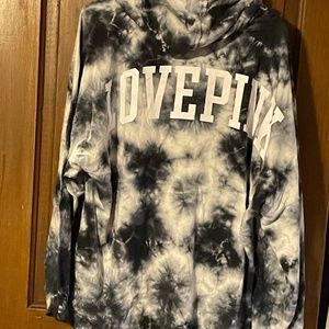 Victorias Secret PINK xl long sleeved hooded t shirt